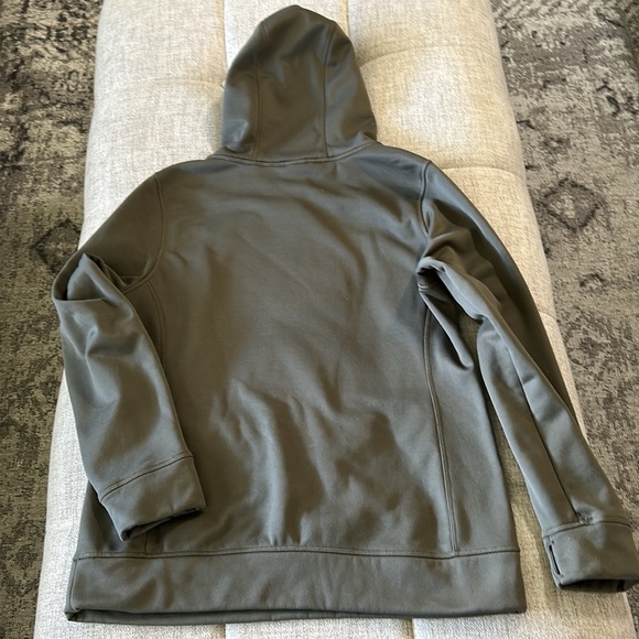 THE NORTH FACE WOMENS LARGE, GREEN,  AND PINK ACCENT,  HOODIE SWEATSHIRT - Picture 6 of 11